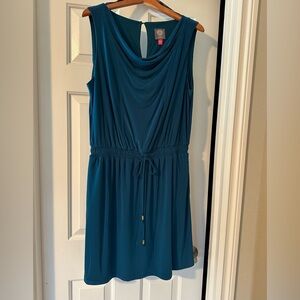 Vince Camuto Teal Sleeveless Dress